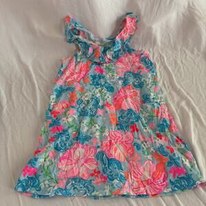 Lilly Pulitzer floral summer dress kids large
